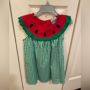 Toddler Girls Watermelon Dress NWOT
